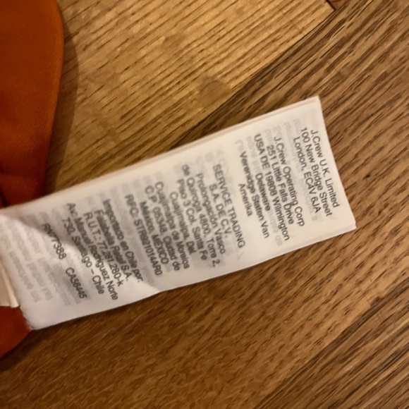 NWOT J. Crew long sleeved blouse - Picture 7 of 8